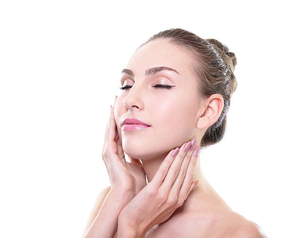 istock young woman relax closed eye 538371013
