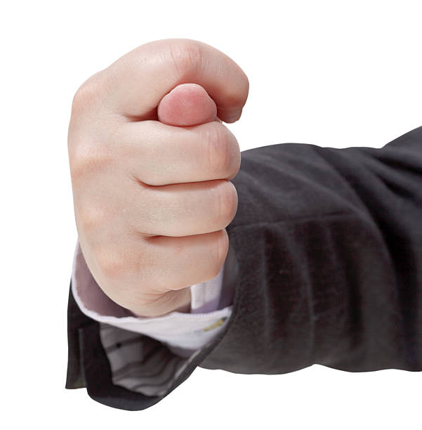 istock front view of fig sign close up - hand gesture 538373707