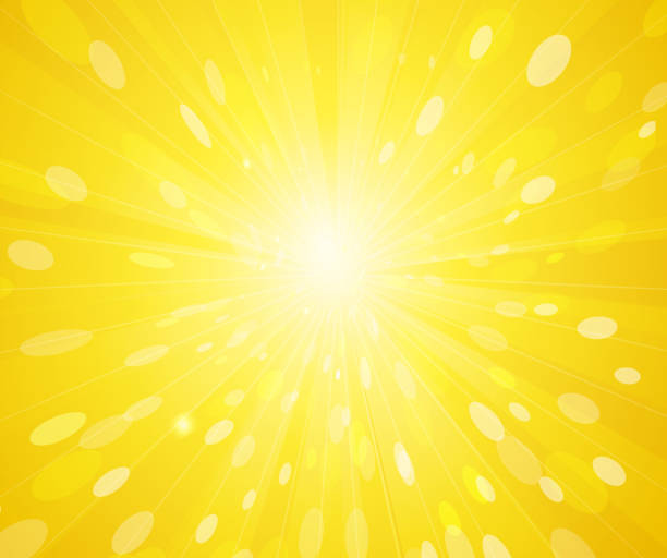 gelbe sonnigen strahlen hintergrund - religious celebration flash stock-grafiken, -clipart, -cartoons und -symbole