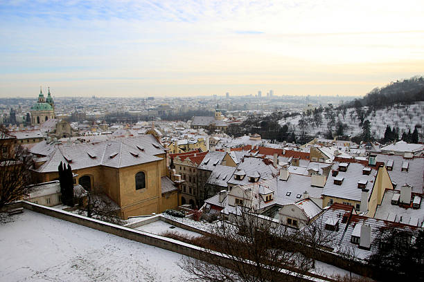 istock Winter view of Prague 538403593