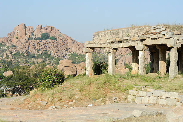 istock Ancient ruins of Vijayanagara Empire in Hampi, India 538405941