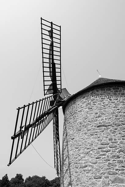 Windmill, Normandy, France Windmill, Normandy, France vakantie stock pictures, royalty-free photos & images
