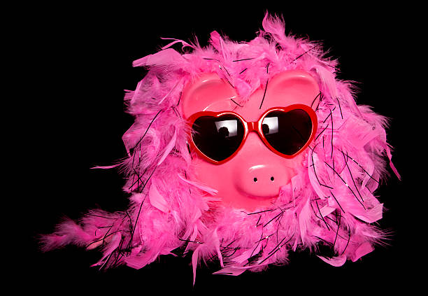 show girl diva piggy bank show girl diva piggy bank cutout diva stock pictures, royalty-free photos & images