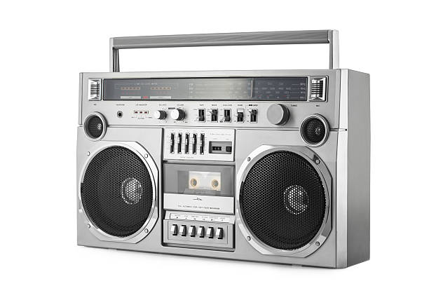 istock Retro ghetto blaster isolated on white with clipping path 538411689