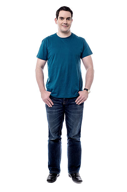 istock Full length of casual man posing 538413185