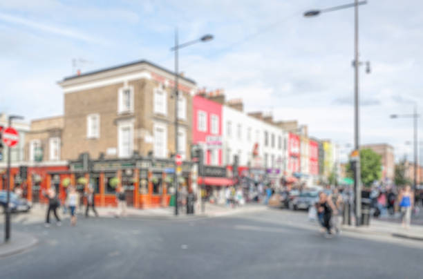 istock Abstract blurry background: Camdem Lock Market 538446138