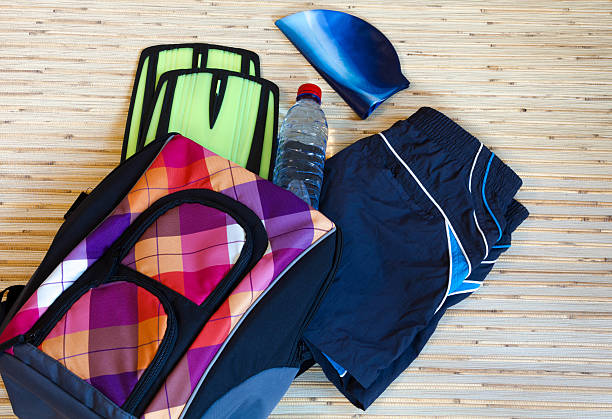 istock Collection of swimming equipment 538446614