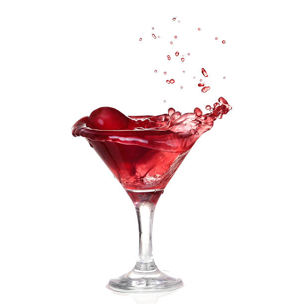istock Wine collection - Splashing red wine in a glass. Isolated 538447281