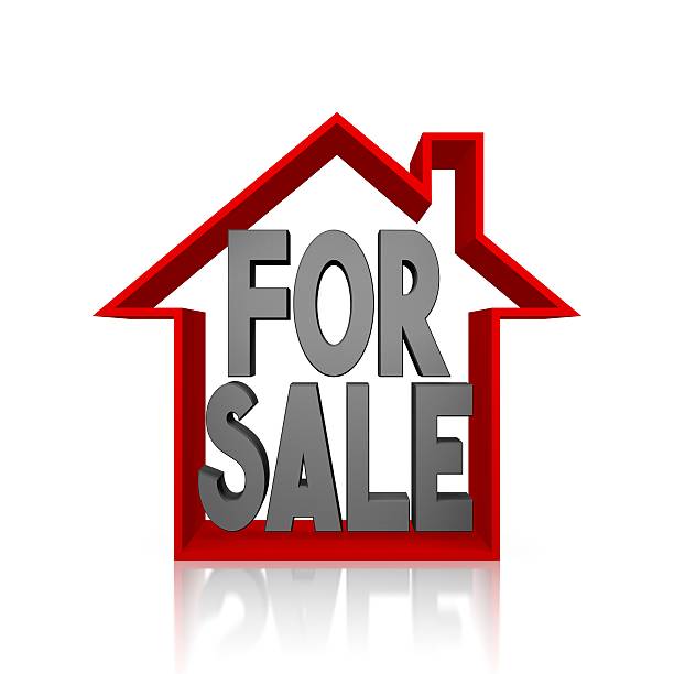 istock 3D house for sale concept 538448556