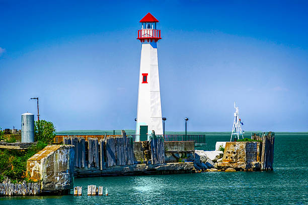 istock Lighthouse at Saint Ignace in the Upper Penninsula of Michigan 538449452