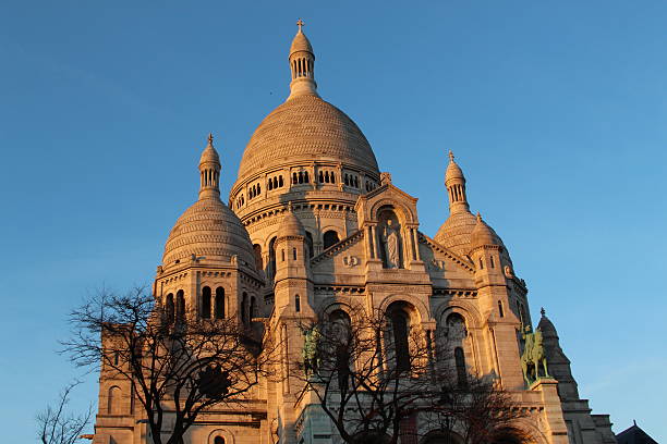 istock Sacred Heart Basilica at Mont Martre in Paris 538449527