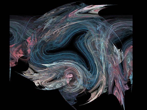 istock Digital Fractal on Black 538450639