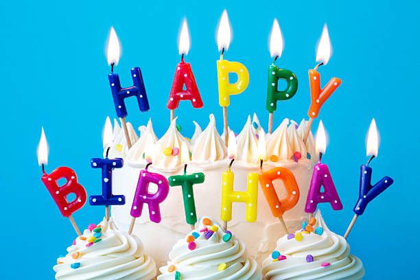 istock Happy birthday candles 538450658