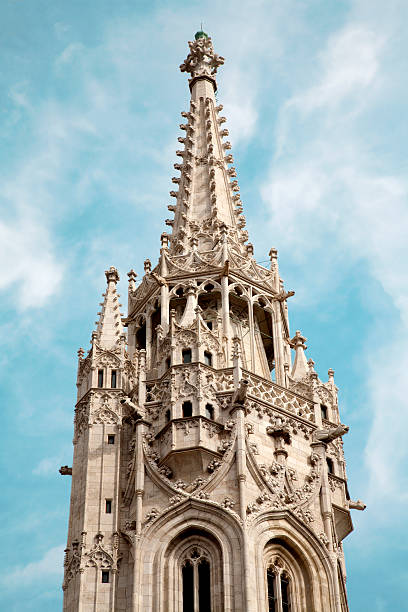 istock Budapest - Tower of St. Matthew's gothic Cathedral 538450879