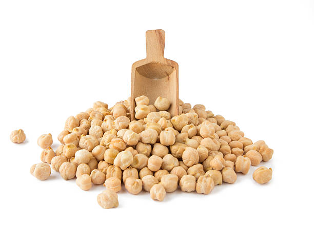 Chickpea With Scoop stock photo