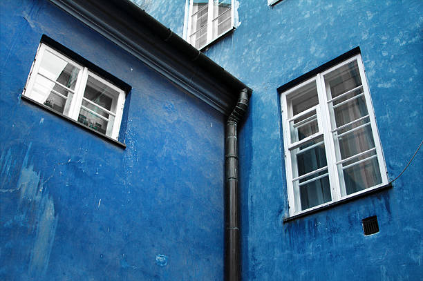 istock Old blue Warsaw walls 538452881