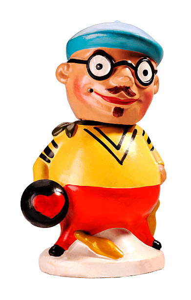 istock Man in Hat and Glasses Holding Bowling Ball 538453509