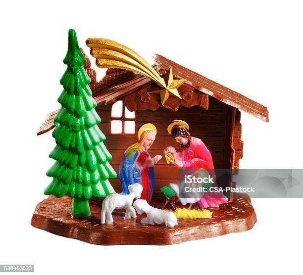 Nativity Scene Stock Photo - Download Image Now - Nativity Scene, Plastic, Toy
