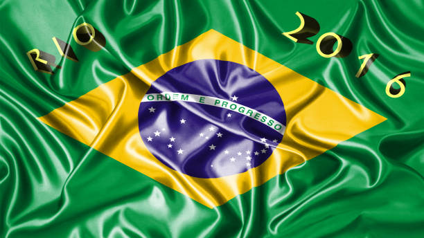istock Brazil flag - sport symbol 538453612