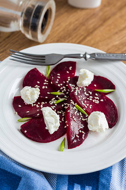 istock beet salad with goat cheese, garlic and sesame seeds 538454705