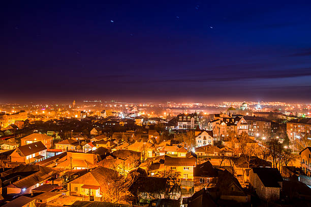 istock Small  European Evening Town 538457416