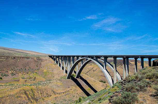 Yakima bridge stock photo