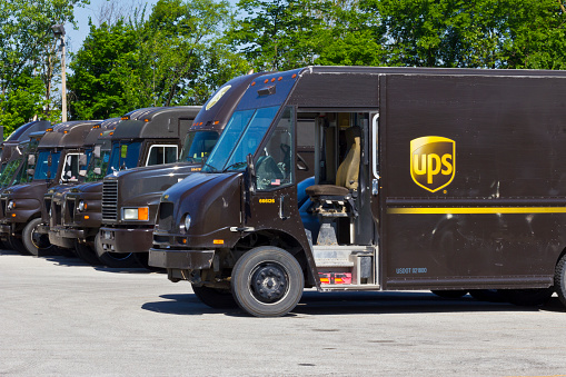 Indianapolis, US - June 7, 2016: United Parcel Service Location. UPS is the World's Largest Package Delivery Company IV