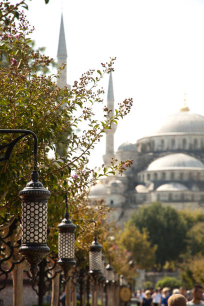 istock The Blue Mosque, Sultanahmet Camii nice view from the park 538459036