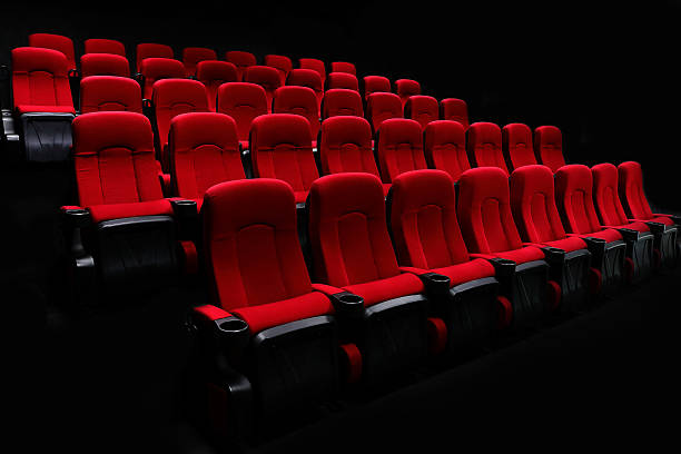istock Empty theater auditorium or cinema with red seats 538469048