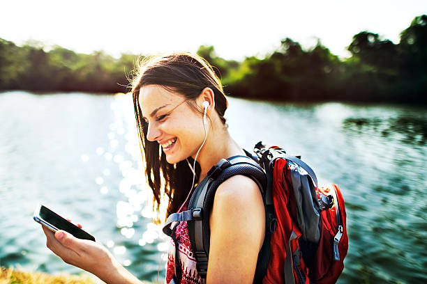 istock Adventure Backpack Destination Outdoor Leisure Concept 538472120