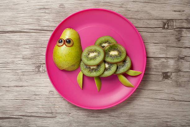 istock Funny turtle made of fruits 538472912