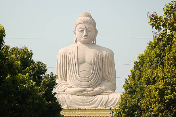 istock Buddha statue in Bogh Gaya, India. 538475592