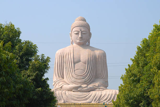 istock Buddha statue in Bogh Gaya, India. 538477112