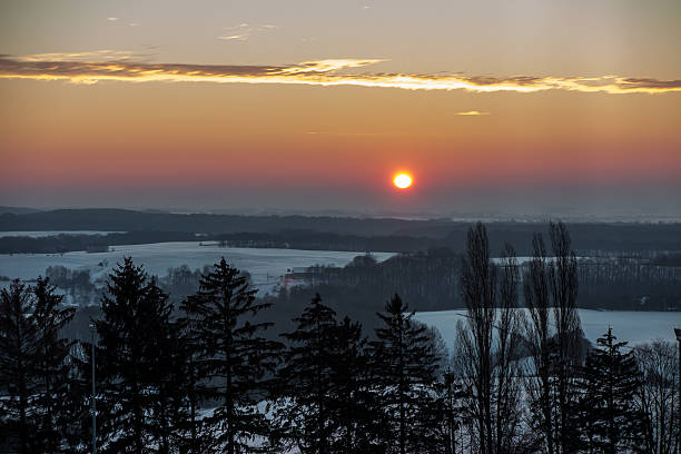 istock Winter sunrise in Poland 538477994