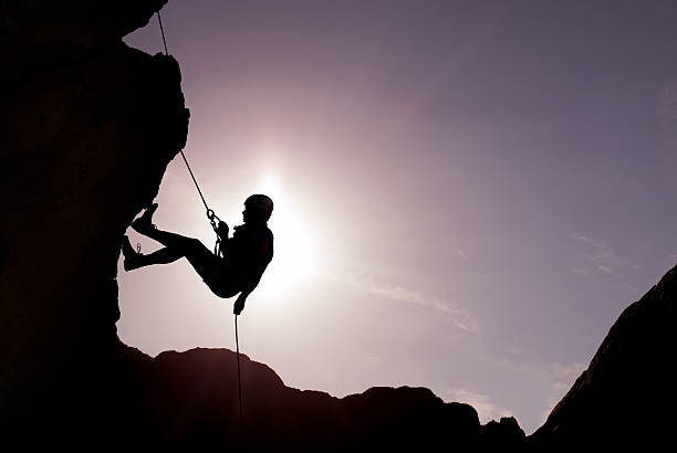 istock Silhouette of Rock Climber 538478108