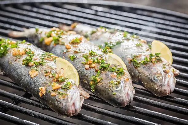 Photo of Baked fish with lemon and spices