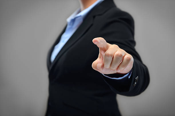 istock Touchscreen Businesswoman 538478855