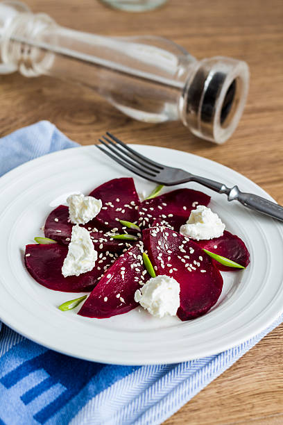 istock beet salad with goat cheese, garlic and sesame seeds 538479659