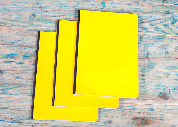 istock blank cover book on wood 538481032