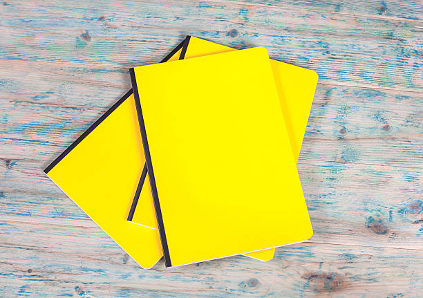 istock blank cover book on wood 538481792