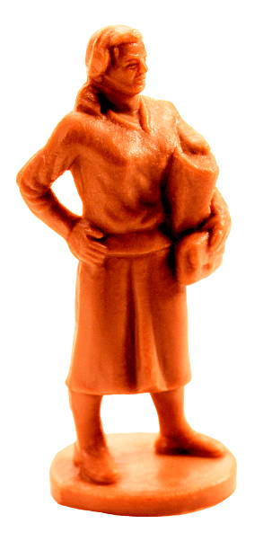 istock Orange Woman Holding Bag 538482715