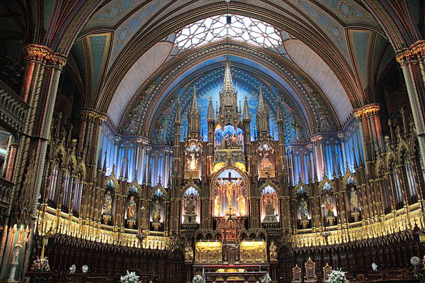 istock Montreal - Notre Dame de Montreal Basilica 538483213