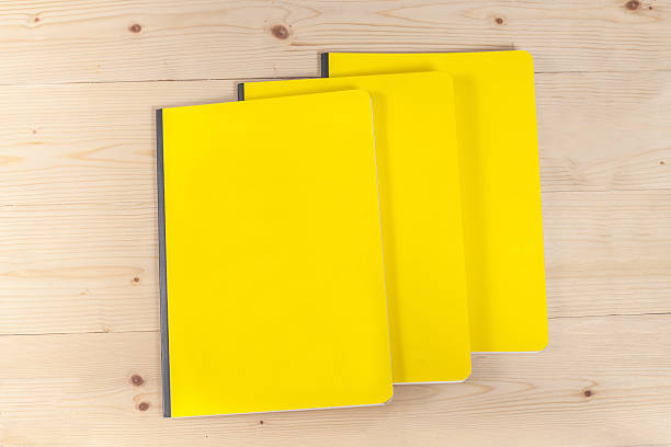istock blank cover book on wood 538484750