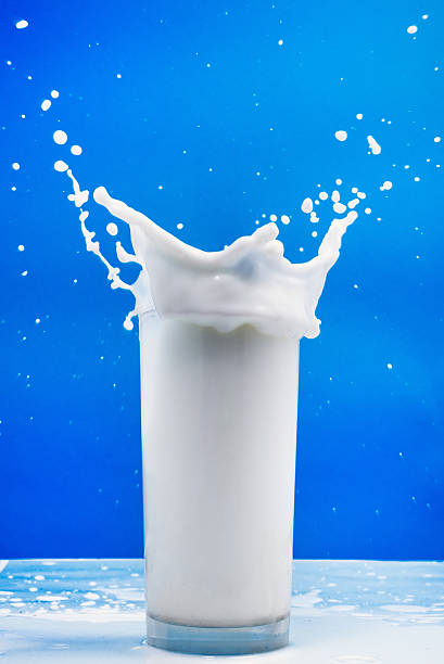 istock Splash of milk from the glass 538485477