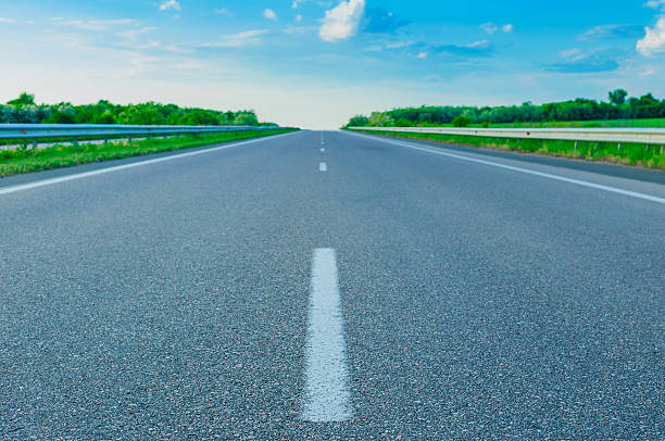 istock Nice country road with blue sky 538485642