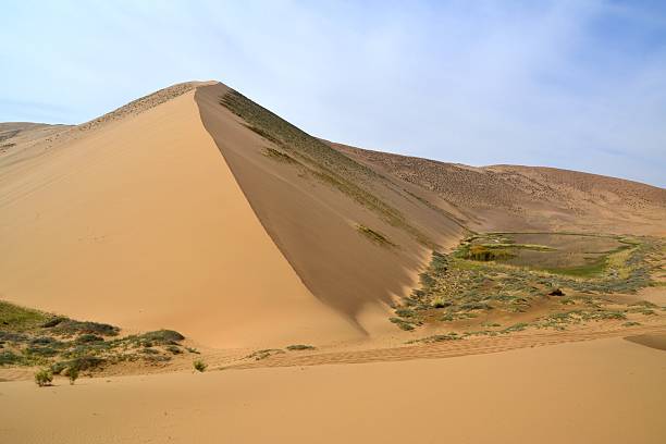 istock Lake in Badain Jaran desert, Inner Mongolia, China 538487034