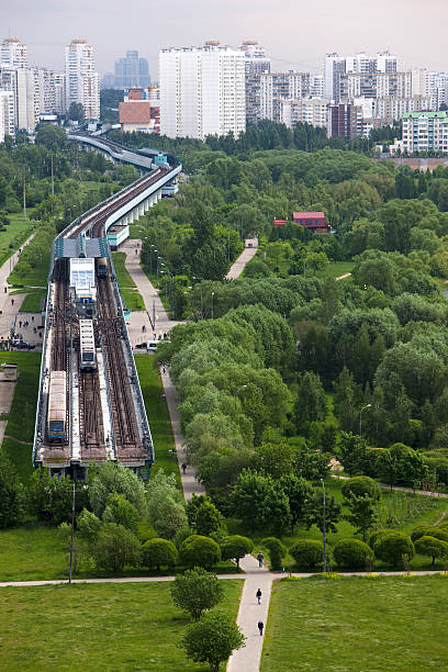 istock The city's skyline. Skytrain 538487278
