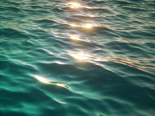 istock 3d render, 3d illustration, wavy water surface, ocean, lake, waves 538488470