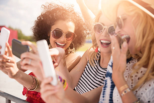 istock Delighted with their favorite music star 538490540