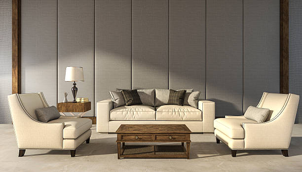 istock 3d rendering classic comfortable armchair living room 538492032